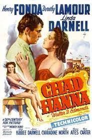 CHAD HANNA - 1940 - HENRY FONDA - DOROTHY LAMOUR