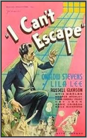 I CAN'T ESCAPE - 1934 - LILA LEE - RARE DVD