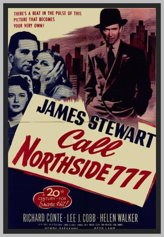 CALL NORTHSIDE 777 - COLORIZED - 1948 - JAMES STEWART - RARE DVD