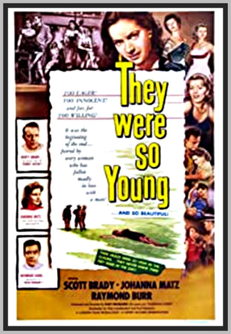 THEY WERE SE YOUNG - COLORIZED - 1954 - SCOTT BRADY - RARE DVD