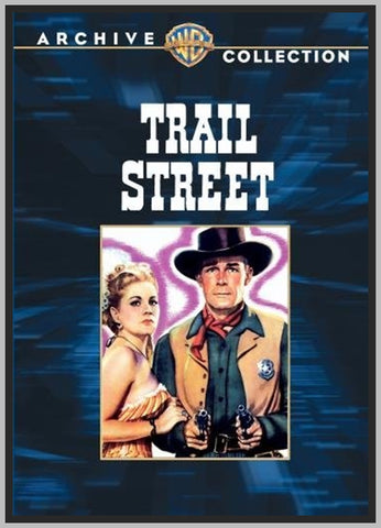 TRAIL STREET - 1947 - COLORIZED - RANDOLPH SCOTT - RARE DVD