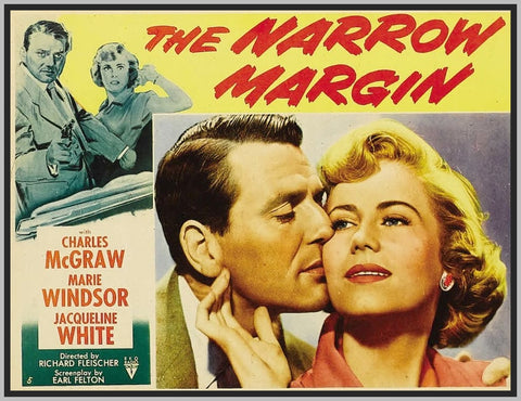 THE NARROW MARGIN - 1952 - WITH CHARLES MCGRAW - RARE DVD - COLORIZED