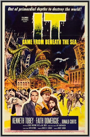 IT CAME FROM BENEATH THE SEA - 1955 - WITH KENNETH TOBEY - RARE DVD - COLORIZED