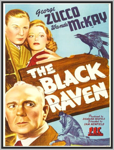 THE BLACK RAVEN - 1943 - COLORIZED - GEORGE ZUCCO - RARE DVD