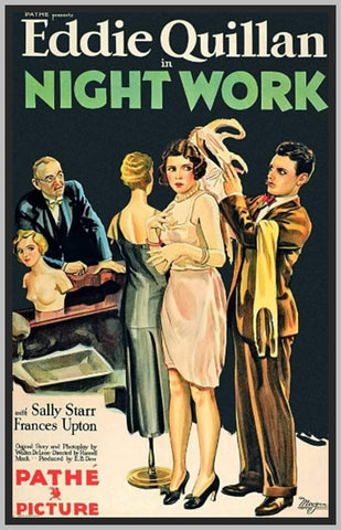 NIGHT WORK -  1930 - EDDIE QUILLAN - RARE DVD