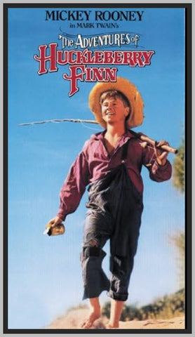 HUCKLEBERRY FINN - 1939 - COLORIZED - MICKEY ROONEY - RARE DVD