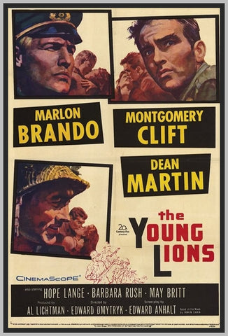 THE YOUNG LIONS - COLORIZED - 1958 - MARION BRANDO - RARE DVD