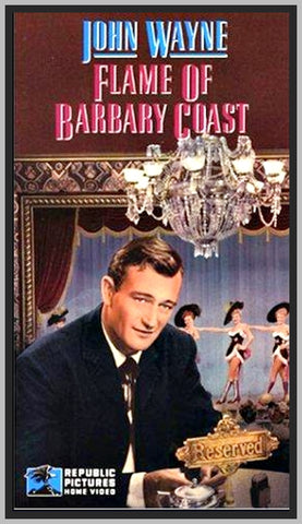 FLAME OF THE BARBARY COAST - 1945 - WITH JOHN WAYNE - RARE DVD - COLORIZED