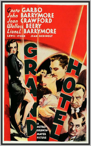 GRAND HOTEL - COLORIZED - 1932 - GRETA GARBO - RARE DVD