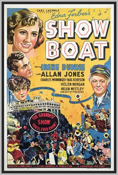 SHOWBOAT - 1936 - COLORIZED - IRENE DUNNE - RARE DVD – TV Museum DVDs