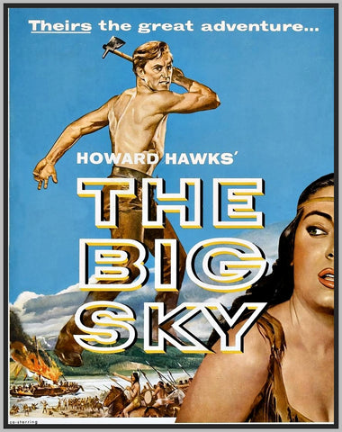 THE BIG SKY - 1952 - WITH KIRK DOUGLAS - RARE DVD - COLORIZED