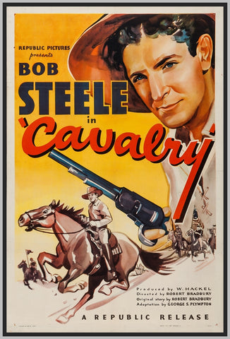 CAVALRY - 1936 - BOB STEELE - RARE DVD