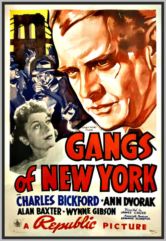 GANGS OF NEW YORK - 1938 - CHARLES BICKFORD - RARE DVD