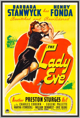 THE LADY EVE - 1941 - COLORIZED - BARBARA STANWYCK - RARE DVD