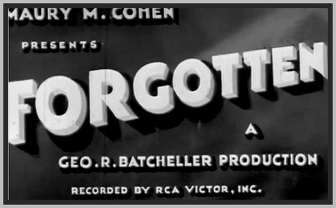 FORGOTTEN - 1933 - LEE KOHLMAR - RARE DVD