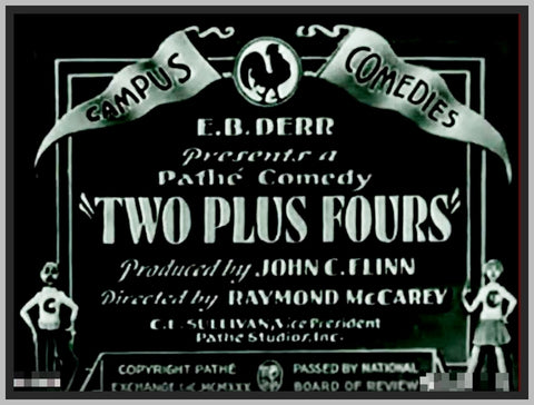 TWO PLUS FOURS - 1930 - NAT CARR - RARE DVD