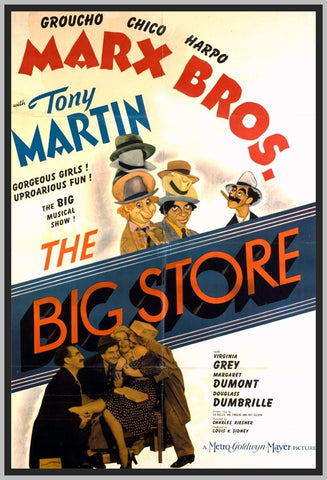 THE BIG STORE - MARX BROTHERS - COLORIZED - 1941 - RARE DVD