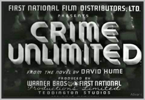 CRIME UNLIMITED - 1935 - ESMOND KNIGHT - RARE DVD