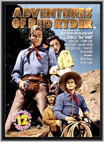 THE ADVENTURES OF RED RYDER - 1940 - COLORIZED - TOMMY COOK - RARE DVD