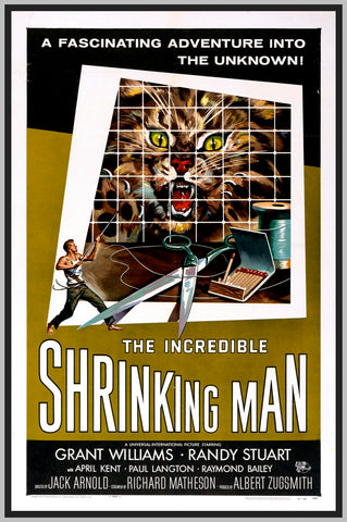 THE INCREDIBLE SHRINKING MAN - COLORIZED - 1957 - GRANT WILLIAMS - RARE DVD