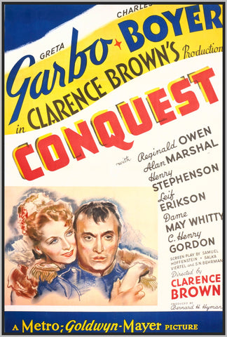 CONQUEST - COLORIZED - 1937 - GRETA GARBO - RARE DVD