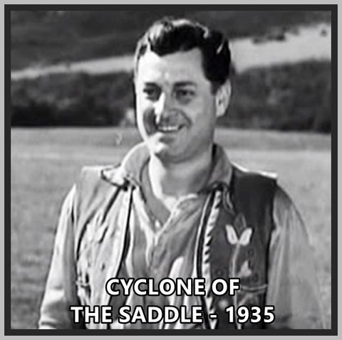 CYCLONE OF THE SADDLE - 1935 - REX LEASE - RARE DVD