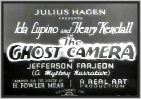 THE GHOST CAMERA - 1933 - HENRY KENDALL - RARE DVD