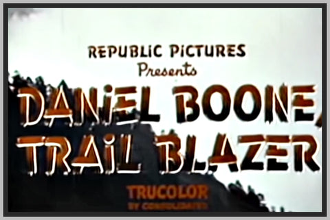 DANIEL BOONE, TRAIL BLAZER - 1956 - BRUCE BENNETT - FARON YOUNG - RARE DVD