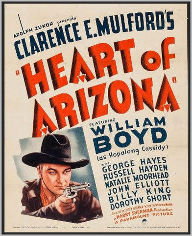 HEART OF ARIZONA - 1938 - WILLIAM BOYD - RARE DVD