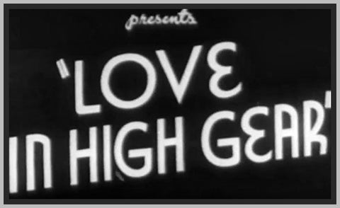 LOVE IN HIGH GEAR - 1932 - HARRISON FORD - RARE DVD