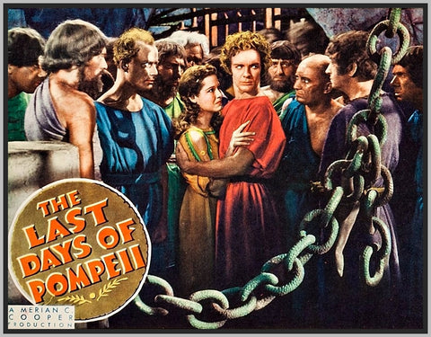 THE LAST DAYS OF POMPEII - 1935 - WITH PRESTON FOSTER - RARE DVD - COLORIZED