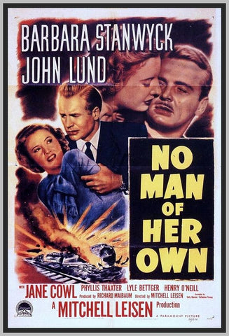 NO MAN OF HER OWN - 1950 - COLORIZED - BARNARA STANWYCK - RARE DVD