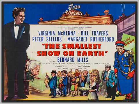 THE SMALLEST SHOW ON EARTH - - 1957 - COLORIZED - VIRGINIA MCKENNA - RARE DVD