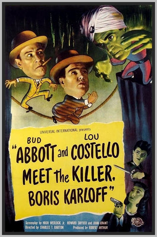 ABBOTT AND COSTELLO MEET THE KILLER - COLORIZED - 1942 - RARE DVD