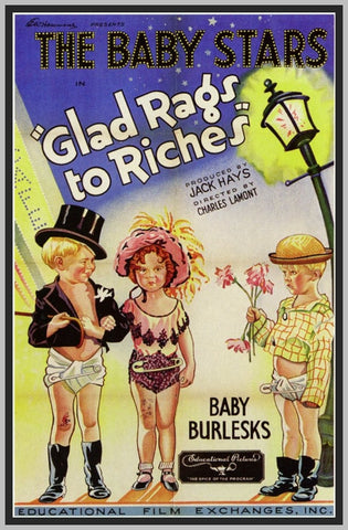 GLAD RAGS TO RICHES - 1933 - EUGENE BUTLER - RARE DVD