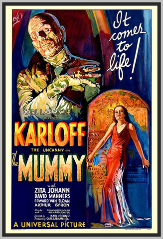 THE MUMMY - COLORIZED - 1932 - BORIS KARLOFF - RARE DVD