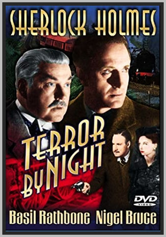 TERROR BY NIGHT - 1946 - WITH BASIL RATHBONE - RARE DVD - COLORIZED