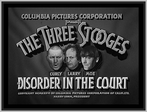 DISORDER IN THE COURT - 1936 - LARRY FINE - RARE DVD