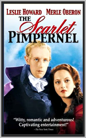 THE SCARLET PIMPERNEL - 1934 - WITH LESLIE HOWARD - RARE DVD - COLORIZED