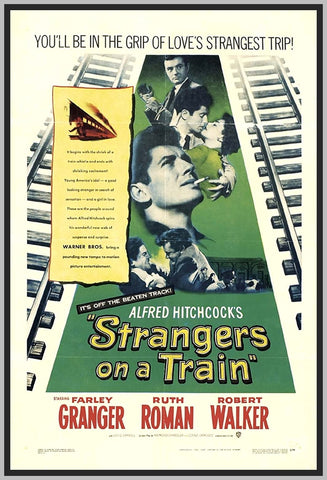 STRANGER ON A TRAIN - COLORIZED - 1951 - ROBERT WALKER - RARE DVD