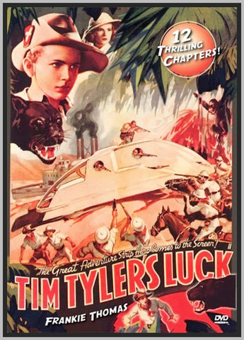 TIM TYLER'S LUCK - 1937 - COLORIZED - FRANKIE THOMAS - RARE DVD