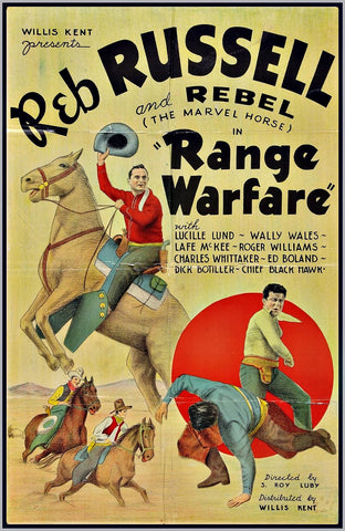 RANGE WARFACE - 1934 - REB RUSSELL - RARE MOVIE IN DVD
