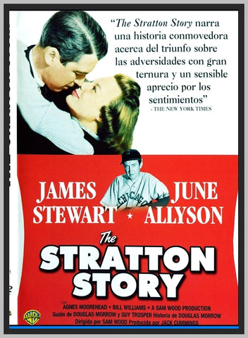 THE STRATTON STORY - 1949 - WITH JAMES STEWART - RARE DVD - COLORIZED