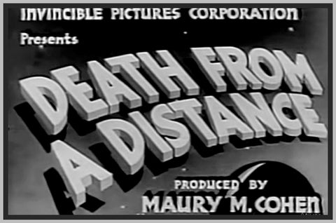 DEATH FROM A DISTANCE - 1935 - RUSSELL HOPTON - RARE DVD