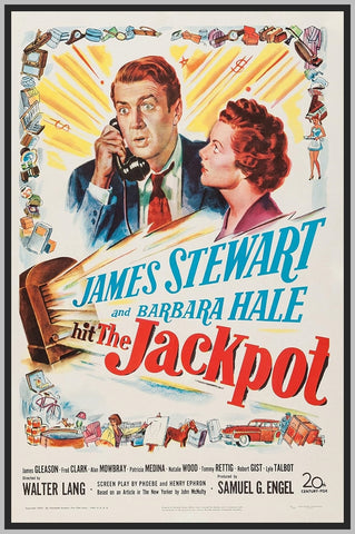 THE JACKPOT - COLORIZED - 1950 - JAMES STEWART - RARE DVD