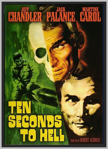 TEN SECONDS TO HELL - 1959 - WITH JEFF CHANDLER - RARE DVD - COLORIZED