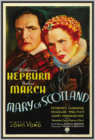 MARY OF SCOTLAND - COLORIZED - 1936 - FREDERIC MARCH - RARE DVD