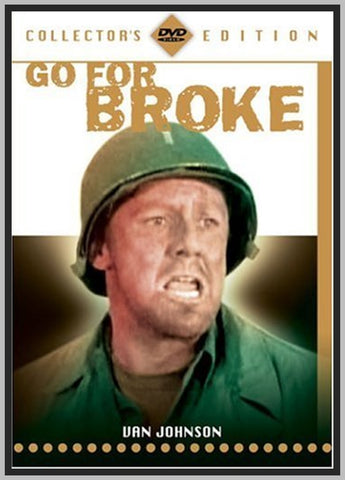 GO FOR BROKE '51 - COLORIZED - GEORGE MIKI - RARE DVD