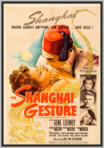 SHANGHAI GESTURE - COLORIZED -1941 - WALTER HUSTON - RARE DVD