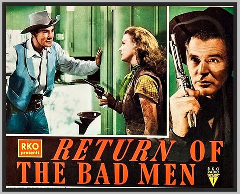 RETURN OF THE BADMEN - 1948 - WITH RANDOLPH SCOTT - RARE DVD - COLORIZED